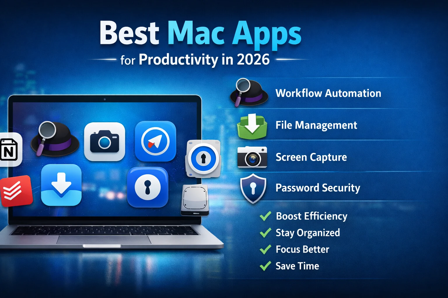 Best Mac Apps for Productivity in 2026
