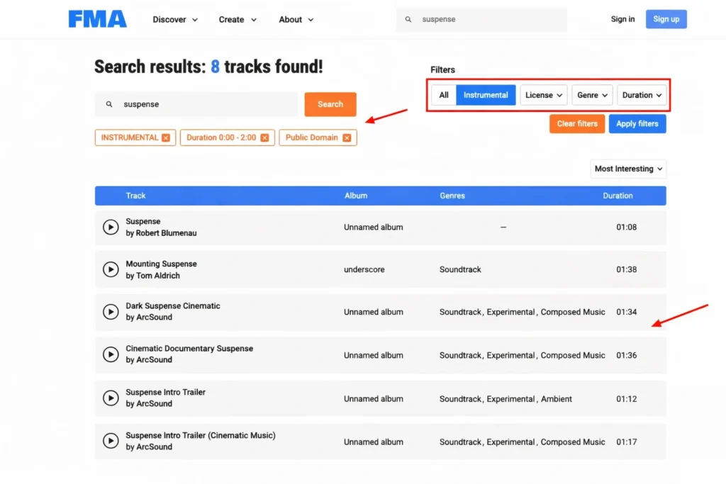 Free Music Archive copyright free music for youtube