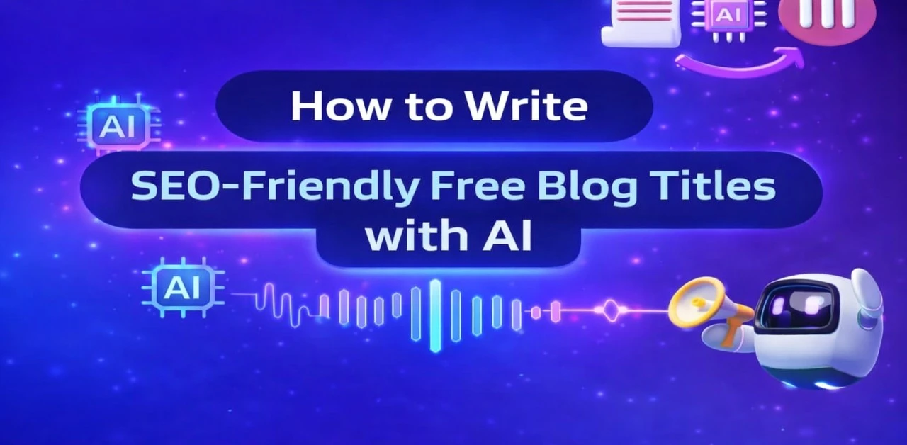 How to Write SEO-Friendly Free Blog Titles with AI